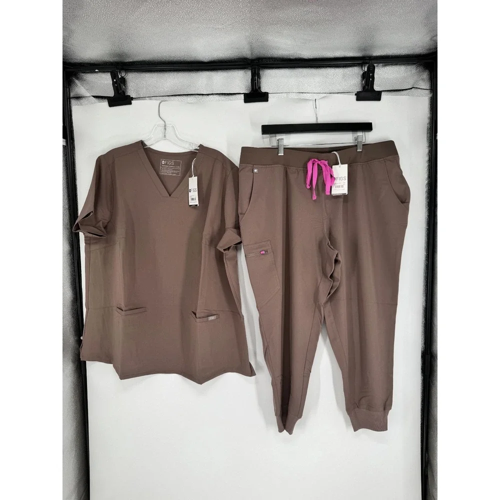 FIGS Scrub Set Womens 3XL Casma 3 Pocket Top Zamora 2.0 Joggers 3XLP 3XL Petite